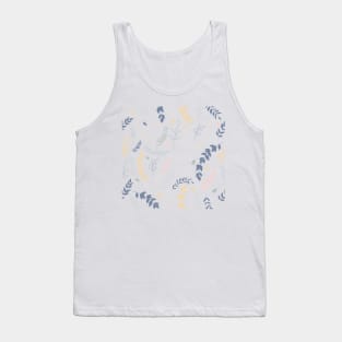 Colorful  leaves pattern Tank Top